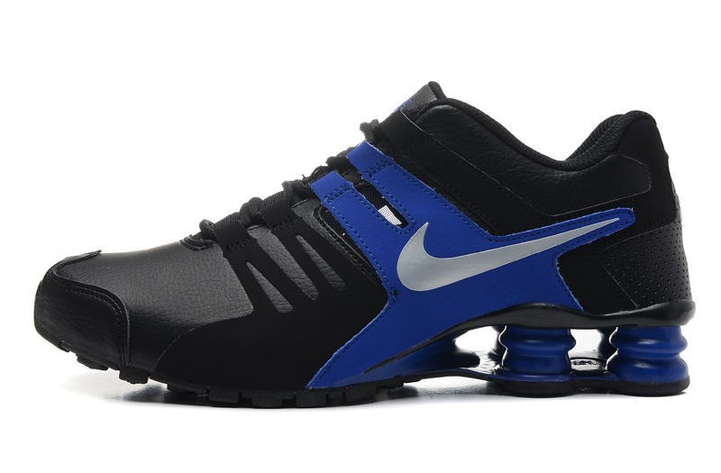 Nike Shox actuelle bleu noir 2014 nouvelles chaussures (1)